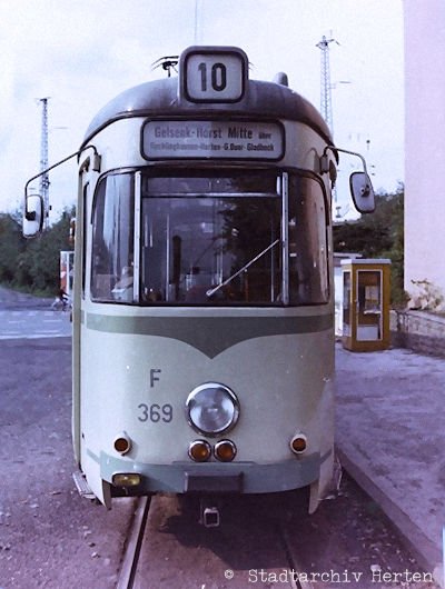 Tw 369 der Vestische Straßenbahn